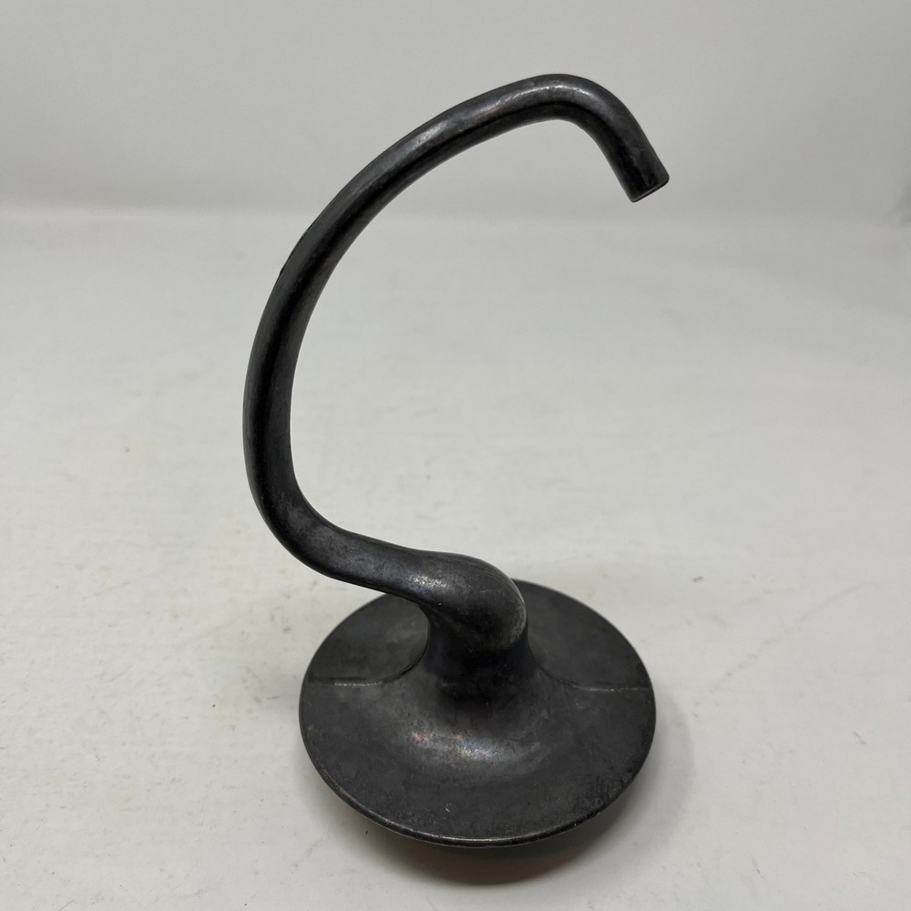 KitchenAid Spiral Dough Hook Burnished Aluminum Bowl-Lift Stand Mixer Attachment